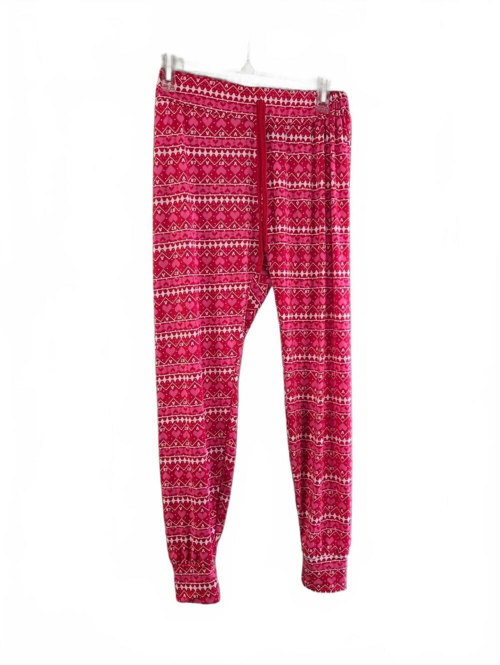 Aéropostale Women's Pink Patterned Lounge Pants Size M